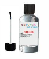 SKODA OCTAVIA STONE GREY Touch Up Scratch Repair Paint Code LF7U