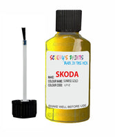 SKODA OCTAVIA SUNRISE GOLD Touch Up Scratch Repair Paint Code LF1Z