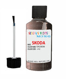 SKODA YETI TOPAZ BROWN Touch Up Scratch Repair Paint Code LF8Z