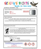 SKODA SUPERB SAPPHIRE SILVER Stone chip paint pen Code LY5V