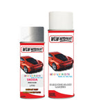skoda octavia cross silver aerosol spray car paint clear lacquer lp90Body repair basecoat dent colour