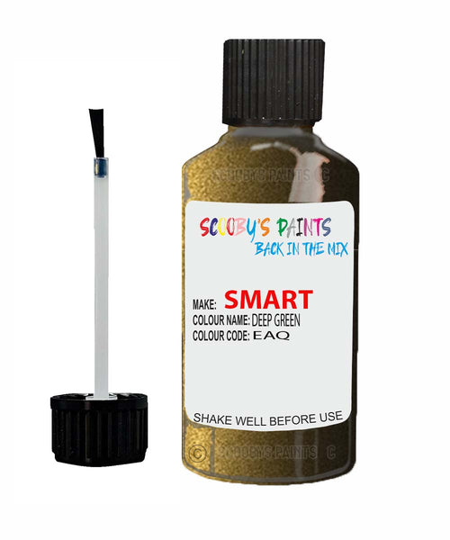 Paint For Smart Forfour Deep Green Code Eaq Touch Up Scratch Stone Chip Repair