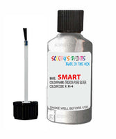 Paint For Smart Forfour Tridion Pure Silver Code Eb4 Touch Up Scratch Stone Chip Repair