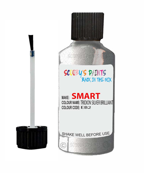 Paint For Smart City Coupe Tridion Silver Brilliant Code Eb2 Touch Up Scratch Stone Chip Repair