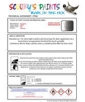 Ssangyong-Data-Sheet-Touch-Up-Paint-GREY-2