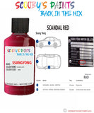 ssangyong actyon scandal red rad Scratch score repair paint
