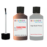 ssangyong musso autumn brown bf touch up paint