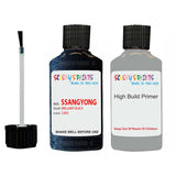 ssangyong musso brilliant black lma touch up paint