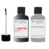 ssangyong korando cyber grey abs touch up paint