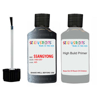 ssangyong musso cyber grey abs touch up paint