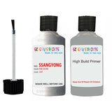 ssangyong kyron fine silver saf touch up paint