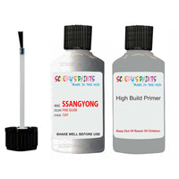 ssangyong korando turismo fine silver saf touch up paint