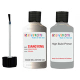 ssangyong korando fungus silver spa404 touch up paint