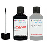 ssangyong korando knight black spa710 touch up paint
