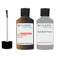 ssangyong musso magic brown oab touch up paint