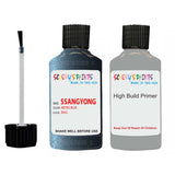 ssangyong musso metro blue bag touch up paint