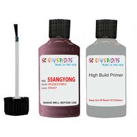 ssangyong korando opulence purple spa407 touch up paint