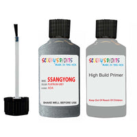 ssangyong korando platinum grey ada touch up paint