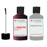 ssangyong kyron premiere wine wac touch up paint