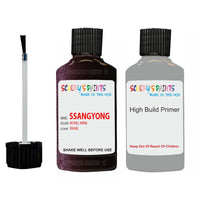 ssangyong rexton royal wine wab touch up paint