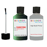 ssangyong musso sherwood green gea touch up paint
