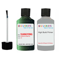 ssangyong korando sherwood green gea touch up paint