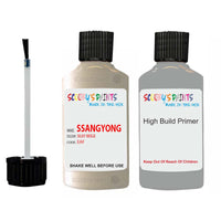 ssangyong chairman silky beige eaf touch up paint
