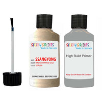 ssangyong korando windsor whinge gold spa386 touch up paint