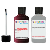 ssangyong korando turismo wine red waf touch up paint