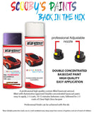 subaru justy blueberry z2c car aerosol spray paint with lacquer 1998 1998