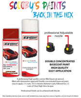 subaru justy flash red z1w car aerosol spray paint with lacquer 1998 1999