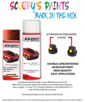 subaru impreza paprika red d2t car aerosol spray paint with lacquer 2008 2011