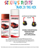 subaru forester paprika red d2t car aerosol spray paint with lacquer 2008 2011