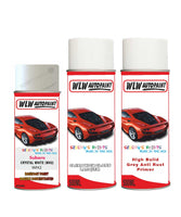 subaru wrx crystal white wh2 car aerosol spray paint with lacquer 2014 2020 With primer anti rust undercoat protection