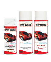 subaru impreza pure white 96h car aerosol spray paint with lacquer 1997 2008 With primer anti rust undercoat protection