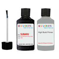 subaru xv crystal black silica code location sticker cb4 car touch up paint