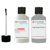 subaru impreza crystal white code location sticker wh2 car touch up paint