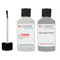 subaru legacy satin white code location sticker 38d car touch up paint