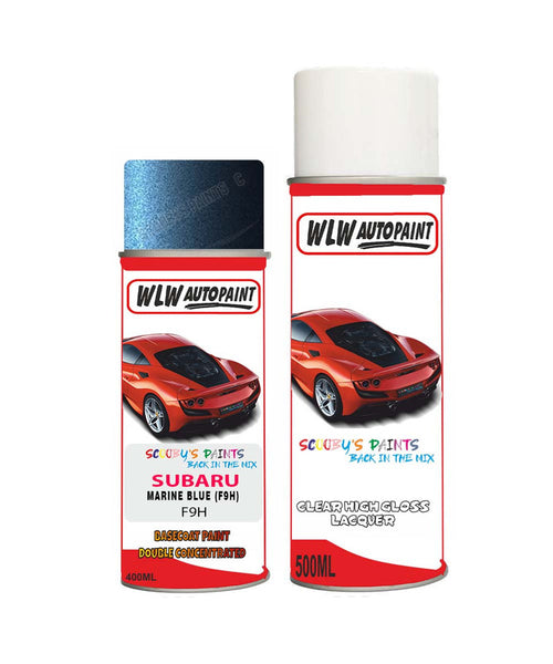 subaru impreza marine blue f9h car aerosol spray paint with lacquer 2010 2016Body repair basecoat dent colour