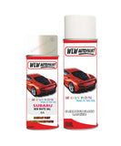 subaru legacy new white 8a car aerosol spray paint with lacquer 1995 1995Body repair basecoat dent colour