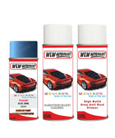 suzuki wagon r blue 0bm car aerosol spray paint with lacquer 1990 2002 With primer anti rust undercoat protection