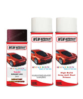 suzuki vitara burgundy za3 car aerosol spray paint with lacquer 2001 2003 With primer anti rust undercoat protection