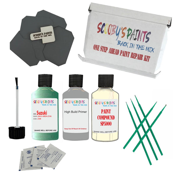 Paint For SUZUKI GRASS GREEN Code: Z5M Touch Up Paint Detailing Scratch Repair Kit