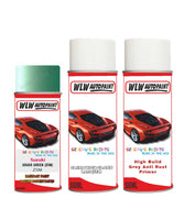 suzuki alto grass green z5m car aerosol spray paint with lacquer 2000 2002 With primer anti rust undercoat protection