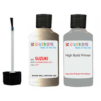 suzuki vitara cashmere beige code location sticker zv7 touch up paint 2007 2008