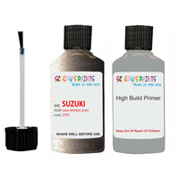 suzuki vitara gaia bronze code location sticker zug touch up paint 2012 2014