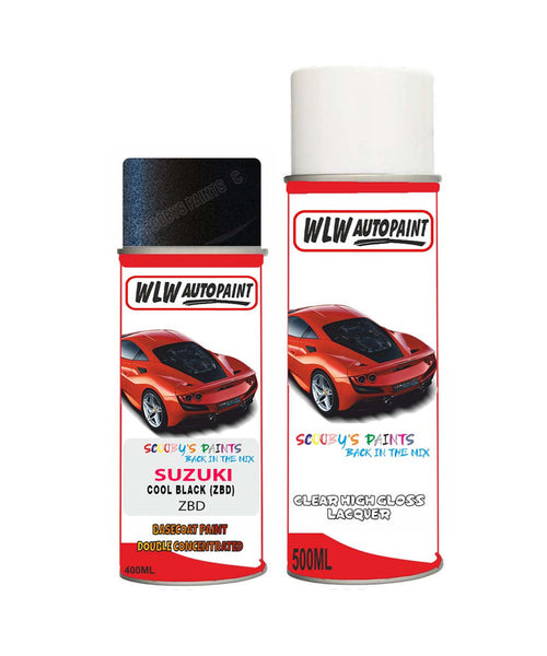 suzuki apv cool black zbd car aerosol spray paint with lacquer 2005 2017Body repair basecoat dent colour