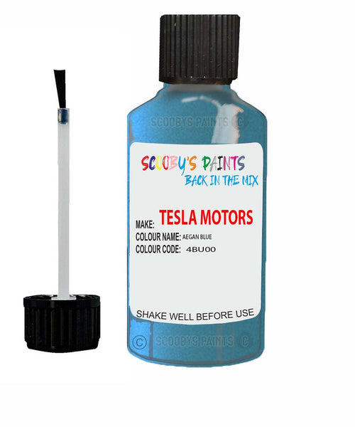 Paint For Tesla Model Y Aegan Blue Code 4Bu00 Touch Up Scratch Stone Chip Repair