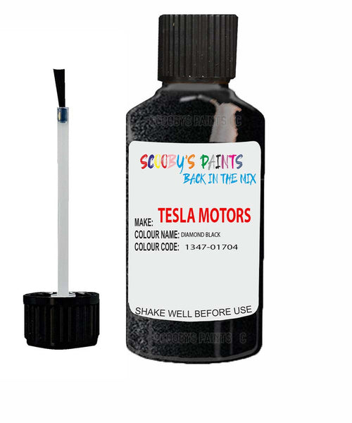 Paint For Tesla Model Y Diamond Black Code 1347-01704 Touch Up Scratch Stone Chip Repair