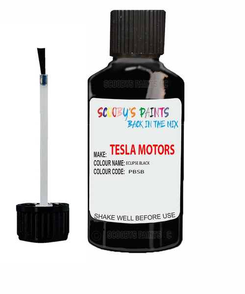 Paint For Tesla Model X Eclipse Black Code Pbsb Touch Up Scratch Stone Chip Repair